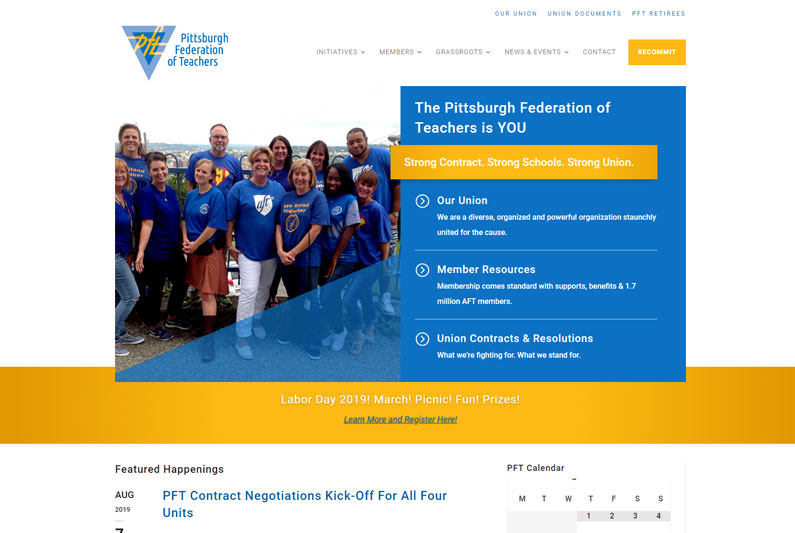 New PFT Website